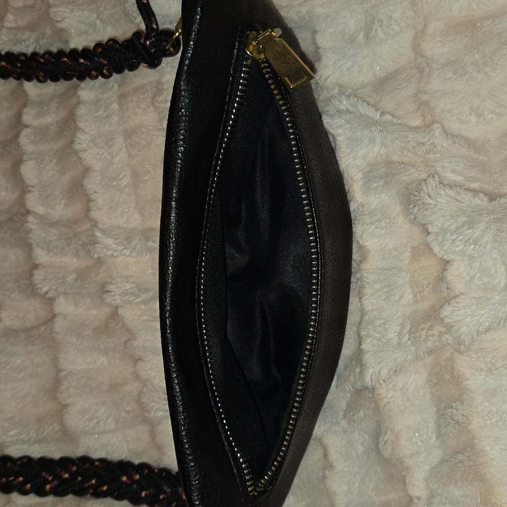 Anthropology Faux Leather Crossbody Convertible Bag - Picture 4 of 7